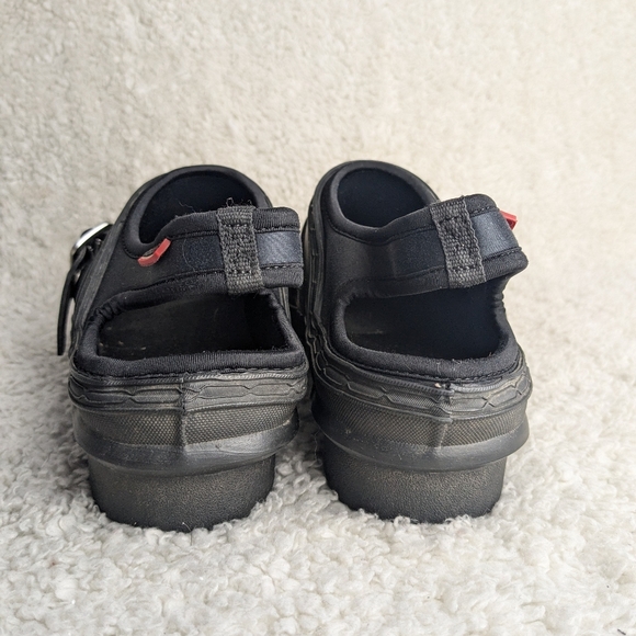 HUNTER Waterproof Women Clog Size 9 Us Color Black Perfect For Spring - Picture 6 of 13